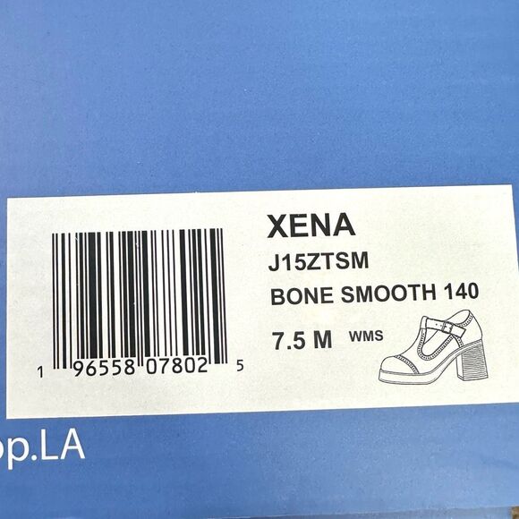JellyPop Xena Bone Block Heels - Size 7.5 - Picture 11 of 11